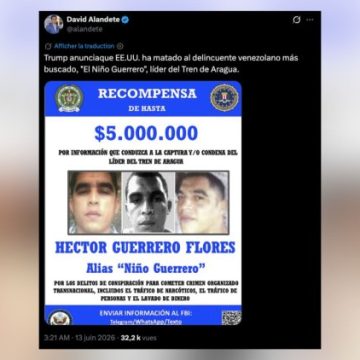 La Neutralisation du Chef de Gang vénézuélien Niño Guerrero