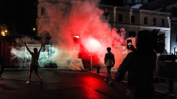FRANCE-VICTORY-PSG-CLERMONT-FERRAND Mesures de sécurité renforcées à Clermont-Ferrand pour la Coupe du Monde