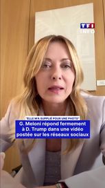 c8ce4d55-8c92-4d7b-a175-3b42cfb72688 Georgia Meloni répond à Donald Trump après ses propos