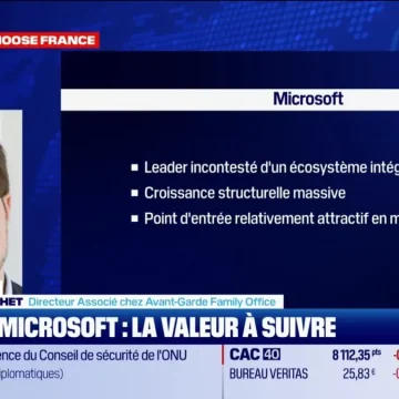 c9e76aa1-9b6a-4c1a-a7ed-d19c3325cbce Analyse de Microsoft sur BFM Bourse