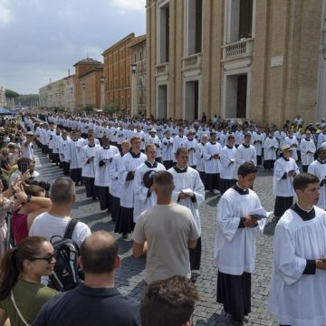 Jubilee: The Pilgrimage Of The Priestly Fraternity Of Saint Pius X. Rome, Italy. La Fraternité Saint-Pie-X et l’Obéissance dans l’Église