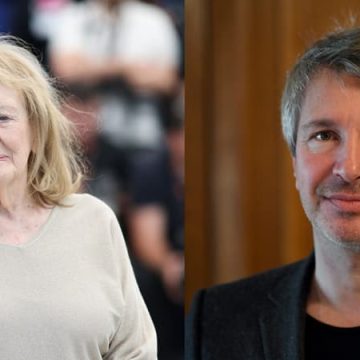 Annie Ernaux et Éric Vuillard au meeting de Jean-Luc Mélenchon