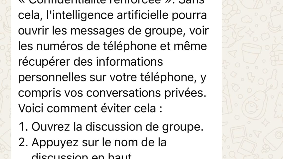 La vérité sur WhatsApp et l’IA de Meta