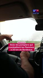 086efa1e-db94-4b7c-8ebb-e8c26f81119e Les pompiers face à un incendie à proximité de Bordeaux