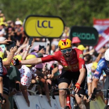 0c706a7b-ee75-412e-a0c1-c50ef18f4081 Victoire de Soren Waerenskjold lors de la 11e étape du Tour de France 2026
