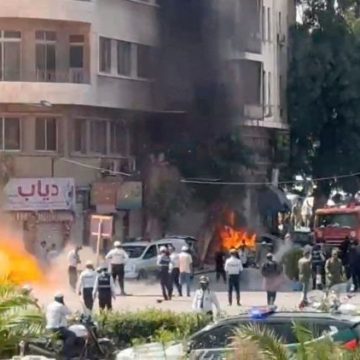 Visite de Macron à Damas: explosions près de l&rsquo;hôtel