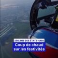 250 ans de l’indépendance des États-Unis : coup de chaud sur les festivités