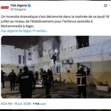 3a5ca2f8-48d6-49ff-aed2-1a49bc623519 Incendie mortel dans un orphelinat en Algérie