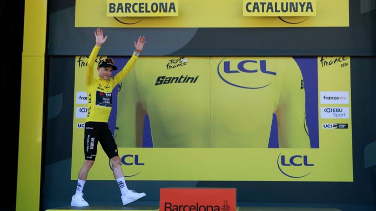 458cf2d1-9fb2-44ff-8aed-567f01444d49 Jonas Vingegaard conserve le maillot jaune lors du Tour de France 2026