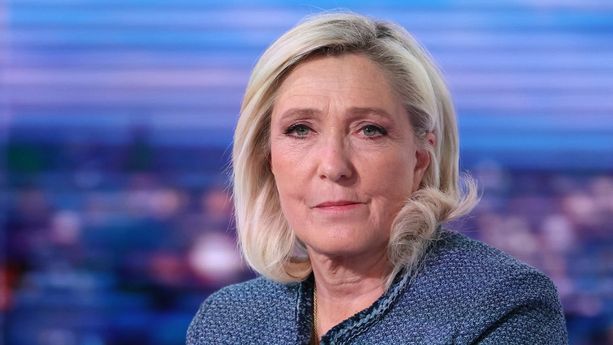 FRANCE-POLITICS-RN-MEDIA-TV Marine Le Pen invitée du journal de 20H de TF1 : les enjeux politiques