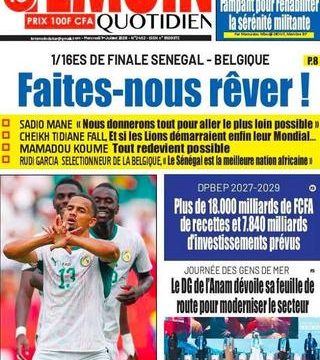 Belgique-Sénégal : Un Match Entre Crainte et Opportunité