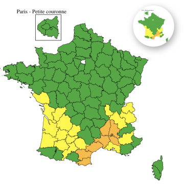 Vague de chaleur dans le Sud de la France