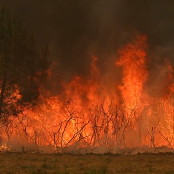 La Gironde confrontée à des orages de feu sans précédent
