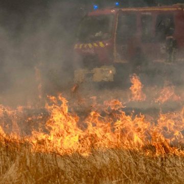 Intervention des Pompiers pour Contenir un Incendie en Gironde