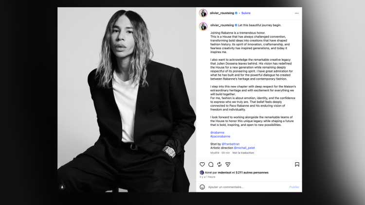 ced7b2e5-bb3f-4240-a500-42b1bff8b18b Olivier Rousteing prend la direction artistique de Paco Rabanne