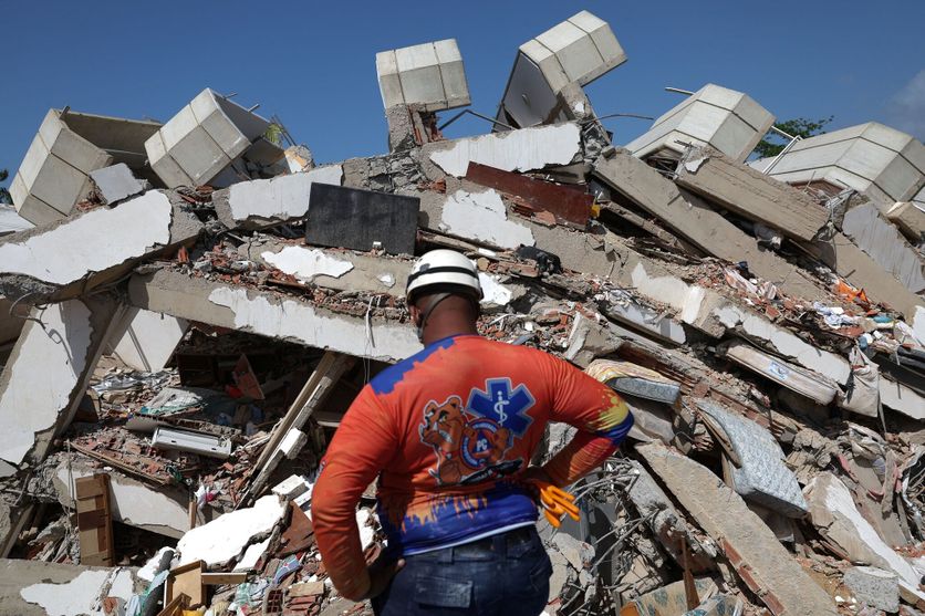 Aftermath of earthquakes in La Guaira Washington envoie des secours au Venezuela après le séisme