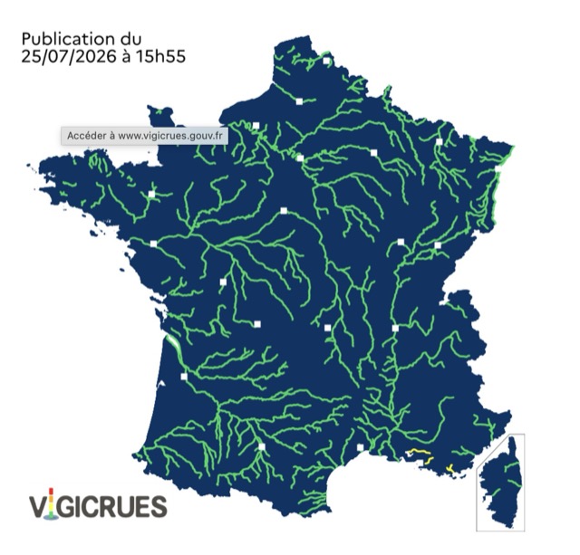 dfbfaf31-d1ec-4659-8645-5c720e218c9f Vigilance jaune pour deux départements en raison des risques de crues