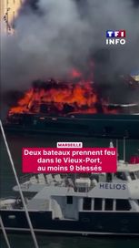 dfd74654-7af9-4e68-b82c-5d384ea35cff Incendie dans le Vieux-Port de Marseille : Deux bateaux en feu, plusieurs blessés