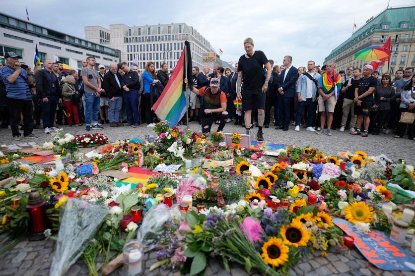 Germany Pride Rassemblement après l’attentat à la Pride de Berlin