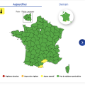 Vigilance Jaune Canicule en France pour le 3 Juillet
