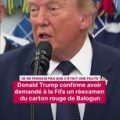 Donald Trump demande un réexamen du carton rouge de Balogun