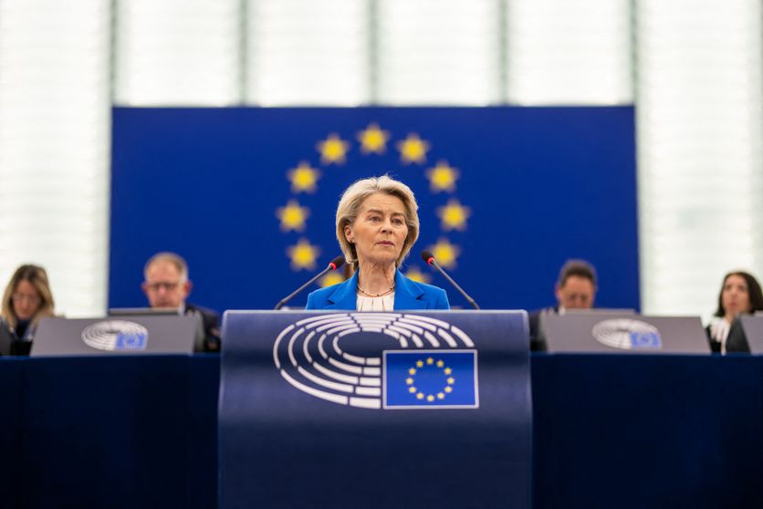 Plenary session of the European Parliament - Starsbourg Portrait d’Ursula von der Leyen