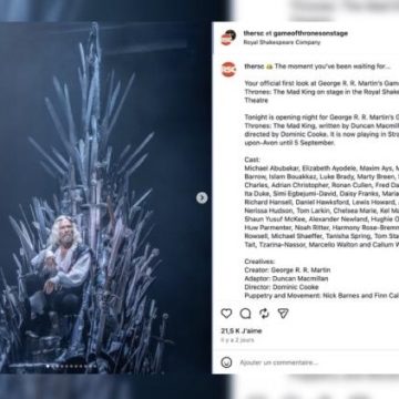 0551d0c6-e82f-47bd-b401-cb714f124368 La pièce de théâtre ‘The Mad King’ explore l’univers de ‘Game of Thrones’