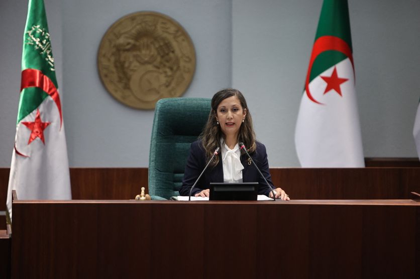 Khalida Boufadache becomes Algeria's first female speaker of parliament Portrait de Khalida Boufedeche
