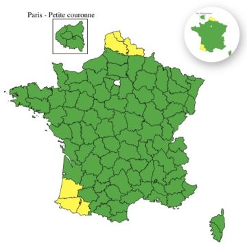 Alerte Météo : Vigilance Jaune pour Orages dans Cinq Départements
