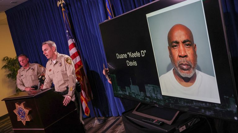 Las Vegas Police Department Holds News Conference On Arrest In 1996 Murder Of Tupac Shakur Procès de Duane ‘Keefe D’ Davis : Accusations et Témoignages