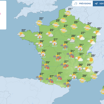 2560eca0-00ce-433e-93e5-71c173ef3b06 Prévisions météorologiques pour la France : une semaine d’averses et de températures en baisse