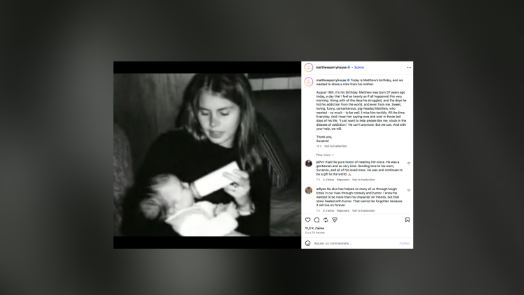 2585fbc8-2520-41e7-a970-048659716a5a Hommage à Matthew Perry : La lutte contre les addictions continue