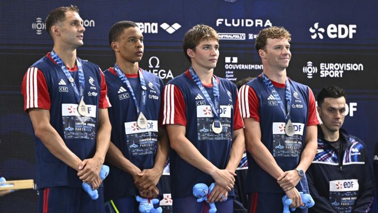 345ebb2e-6d0f-4d67-976c-a74a0a90f518 Léon Marchand et l’équipe de France brillent aux Championnats d’Europe de natation