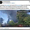 Incendie dans un entrepôt à Louvres : mobilisation massive des pompiers