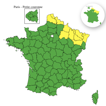 Alerte aux orages dans neuf départements selon Météo-France