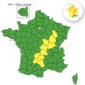 Vigilance Jaune pour Pluie-Inondation dans 10 Départements