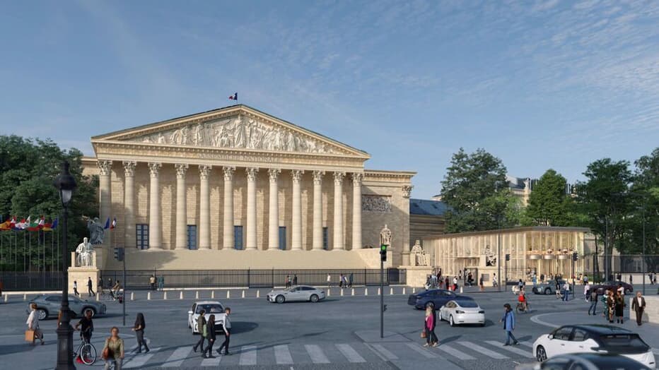 3d8c31ad-5a45-4323-acfc-e047e5358356 Un projet controversé : le futur pavillon du Palais Bourbon