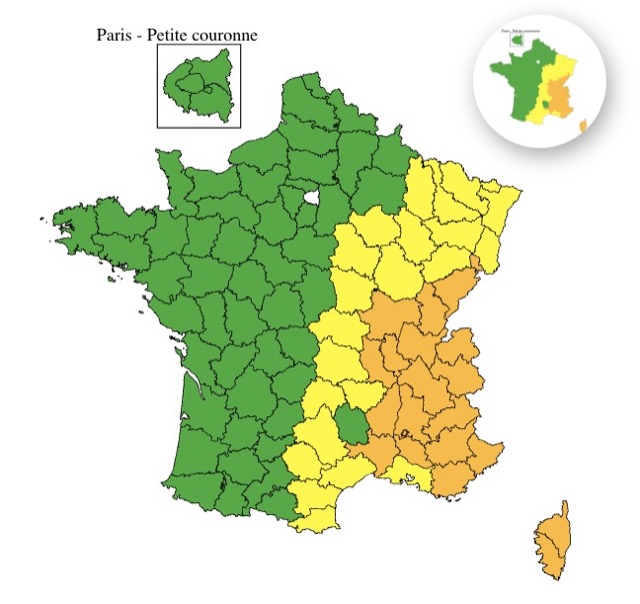 4c0af603-a2c8-42aa-8359-c819895881cd Vingt départements placés en vigilance orange pour canicule