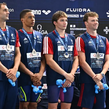 Championnat d&rsquo;Europe de natation: Une médaille d&rsquo;argent pour le relais 4x200m français