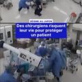 Séisme au Japon : des chirurgiens protègent leurs patients