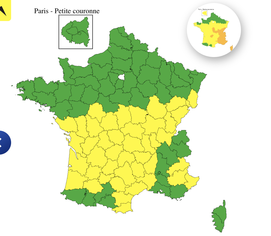 51b83498-eafb-4651-ae18-ae4103fa8659 Vigilance jaune dans 44 départements pour orages en France