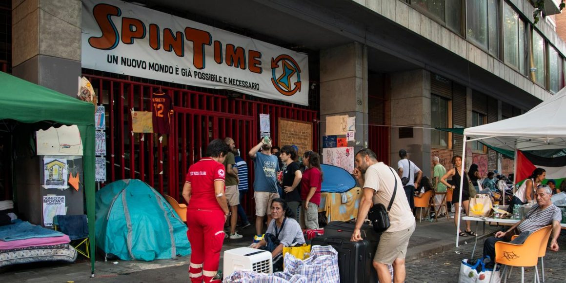 L&rsquo;évacuation de Spin Time à Rome soulève des questions sur le logement et la culture
