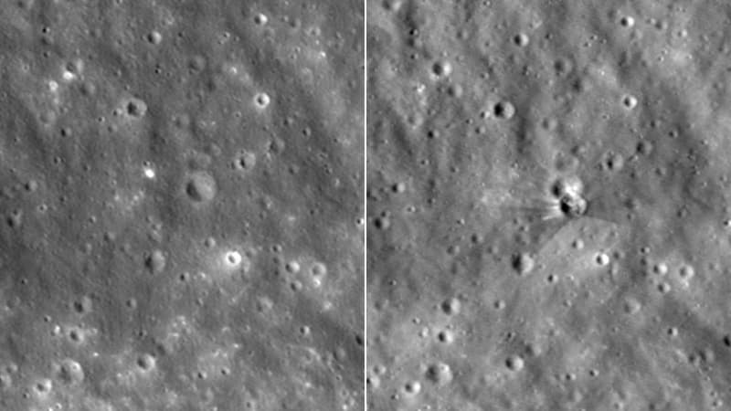 59dcb9ed-7731-4508-897d-ce7616b688e9 Impact d’une fusée Falcon 9 sur la Lune : Nouvelles images de la NASA