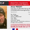 Appel à témoins pour retrouver Amar, disparu à Strasbourg