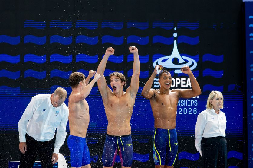 SWIMMING-CHAMPIONSHIPS-EUROPE-2026-SAINT-DENIS AQUATIC CENTER Les jeunes nageurs français brillent aux championnats d’Europe de natation