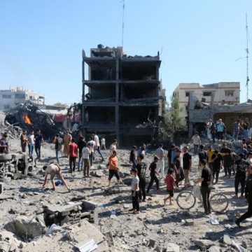 Opérations de recherche et extraction de dépouilles à Gaza