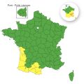 Alerte Jaune pour Orages dans le Sud-Ouest de la France