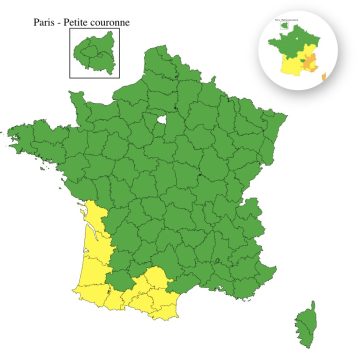 7e21cc53-d430-469a-9892-99873d580f1c Alerte Jaune pour Orages dans le Sud-Ouest de la France