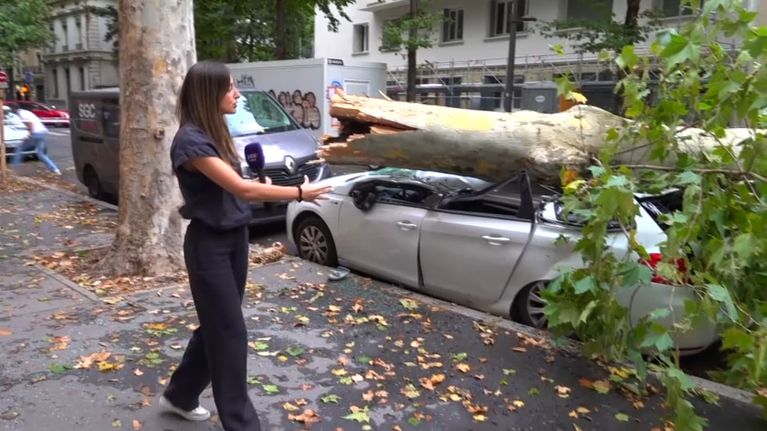 7ed17bbc-16c3-4d0d-aba1-b270dccabb70 Violents orages dans le Rhône provoquent des dégâts matériels