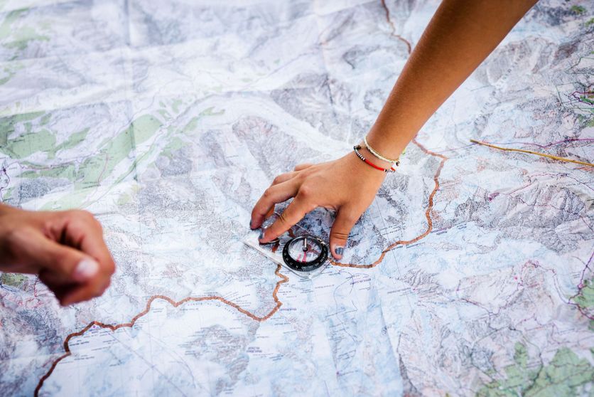 Camp d'été au Mont-Blanc avec les SGDF Complexité et enjeux de la cartographie contemporaine
